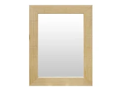 Espejo de madera maciza tono natural de 56x156cm - PINAL - DECOWOOD
