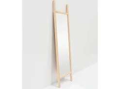 Espejo de madera maciza tono natural de 45x180cm - STAIRS - DECOWOOD