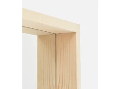 Espejo de madera maciza tono natural de 160x80cm - WALLS - DECOWOOD
