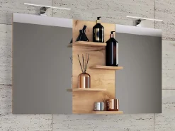Espejo de muebles de baño Budasi Roble de miel 0