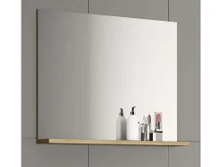 Espejo de muebles de baño Landos Blanco / Roble de miel 0