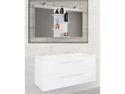 Espejo de muebles de baño Budasi Blanco 0