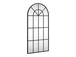 Espejo de pared arco de hierro negro 40x80 cm ES859260