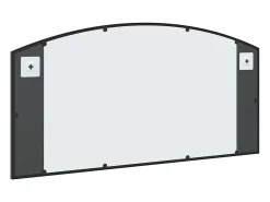 Espejo de pared arco de hierro negro 100x50 cm ES330674