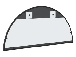 Espejo de pared arco de hierro negro 80x40 cm ES286497