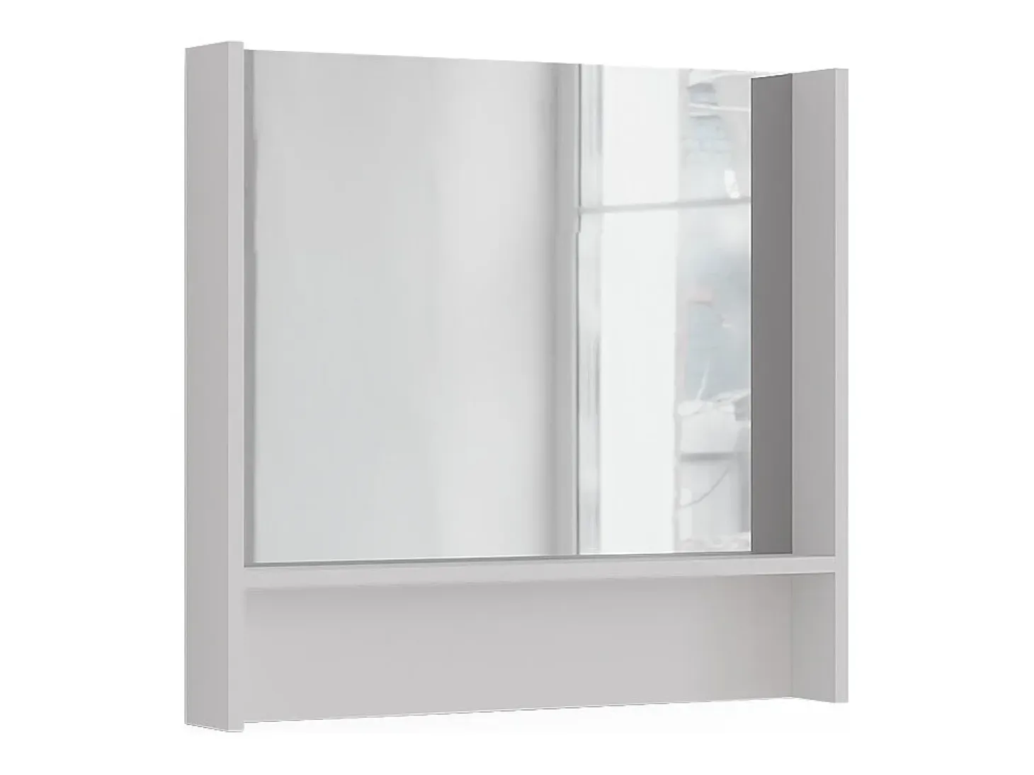 Espejo de pared blanco 70x10x65 sherry