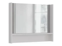 Espejo de pared blanco 80x10x65 sherry