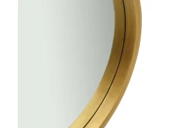 Espejo de pared con correa dorado 40 cm ES230255