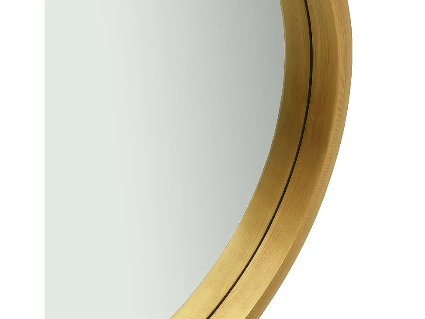 Espejo de pared con correa dorado 40 cm ES230255