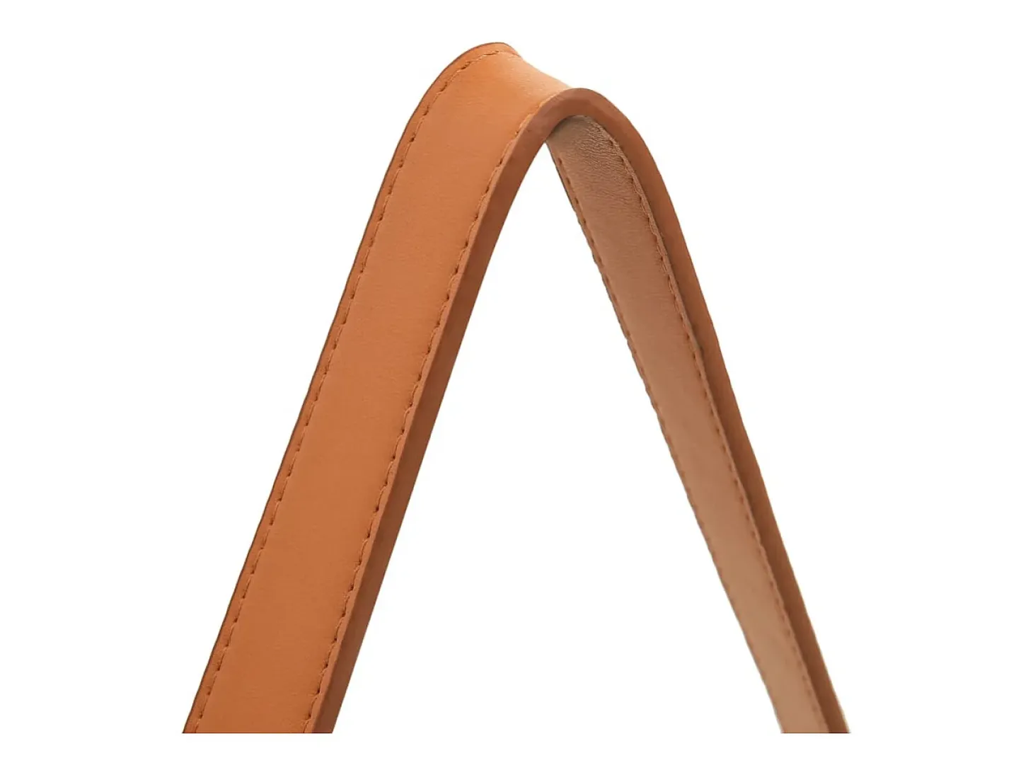 Espejo de pared con correa 50 cm Oro