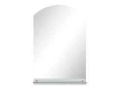 Espejo de pared con estante de vidrio templado 40x60 cm ES625643