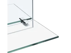 Espejo de pared con estante de vidrio templado 30x50 cm ES719096