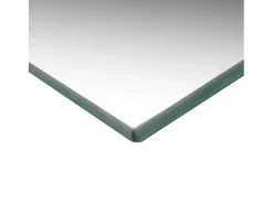 Espejo de pared con lámparas LED Cristal Rectangular