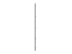 Espejo de pared con luces LED 40x90 cm cristal ovalado