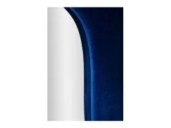 Espejo de pared con marco de terciopelo 160x60x4 cm Theodor - Azul Marino