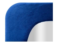 Espejo de pared con marco de terciopelo 160x60x4 cm Theodor - Azul Marino