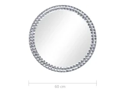 Espejo de pared de 60 cm Cristal templado