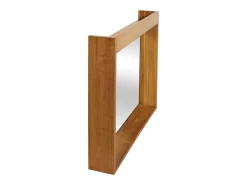 Espejo de pared de teca MCW-M75