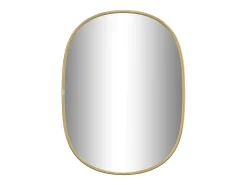 Espejo de pared dorado 40x30 cm ES642098