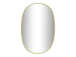 Espejo de pared dorado 60x40 cm