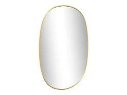 Espejo de pared dorado 50x35 cm