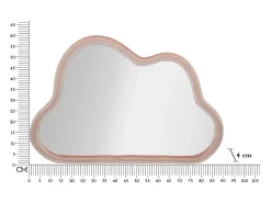 Espejo de pared en forma de nube con marco de terciopelo 90x60cm Cloud