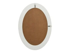 Espejo de pared estilo barroco blanco 50x70 cm ES552715