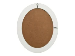 Espejo de pared estilo barroco blanco 50x60 cm ES814549