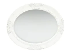 Espejo de pared estilo barroco blanco 50x60 cm ES814549