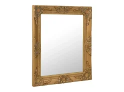 Espejo de pared estilo barroco 50x60 cm Dorado