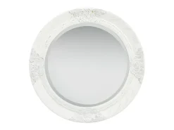 Espejo de pared estilo barroco 50 cm Blanco