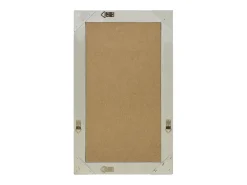 Espejo de pared estilo barroco plateado 50x80 cm ES896601