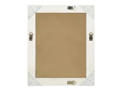 Espejo de pared estilo barroco 50x60 cm Blanco