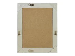Espejo de pared estilo barroco plateado 50x60 cm ES398493