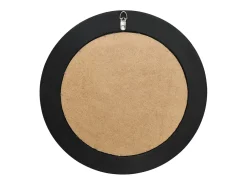 Espejo de pared estilo barroco negro 50 cm ES357038
