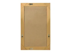 Espejo de pared estilo barroco dorado 50x80 cm ES992764