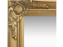 Espejo de pared estilo barroco 40x40 cm Dorado