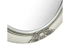 Espejo de pared estilo barroco 50x70 cm Plata