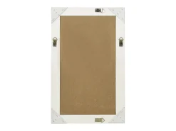 Espejo de pared estilo barroco blanco 50x80 cm ES104955