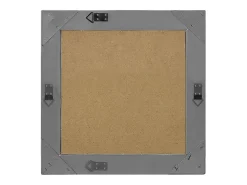 Espejo de pared estilo barroco 50x50 cm negro