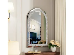 Espejo de pared grande decoración espejos de pared decorativos espejo de arco diseño deco 90x60cm