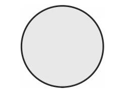 Espejo de pared negro Ø 40 cm Redondo