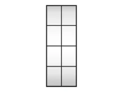 Espejo de pared negro 30x80 cm rectangular hierro