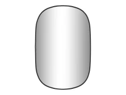Espejo de pared negro 60x40 cm ES218631