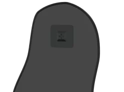 Espejo de pared negro 60x25 cm ES700698