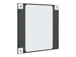Espejo de pared negro 60x60 cm cuadrado de hierro