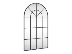 Espejo de pared negro 60x100 cm arco de hierro