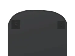 Espejo de pared negro 80x50 cm ES794755