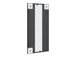 Espejo de pared negro 30x60 cm rectangular de hierro