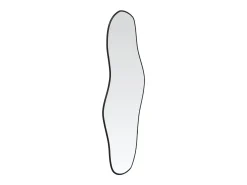 Espejo de pared negro 100x45 cm ES813831